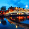 Liffey River By Night Paint By Numbers