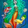 Koi Mermaid Paint By Numbers