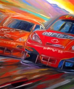 Nascar Racers Paint By Numbers