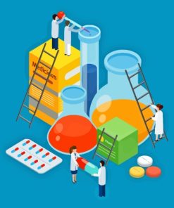 Pharmacology Illustration Paint By Numbers