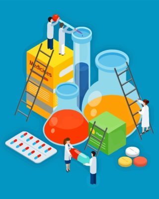 Pharmacology Illustration Paint By Numbers