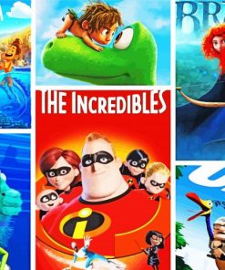 Pixar Movies Paint By Numbers