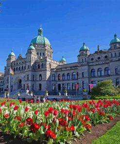 Provincial Parliament Building Victoria Canada Paint By Numbers