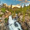 Rocky Mountain Waterfalls Paint By Numbers