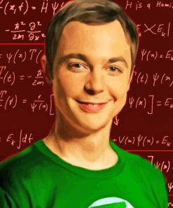 Sheldon Cooper Art Paint By Numbers