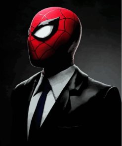 Spider Man In Suit Paint By Numbers