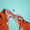 Tigers In Love Paint By Number