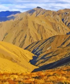 Arrowtown Mountains Paint By Number