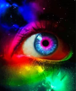 Colorful Eyes Paint By Numbers