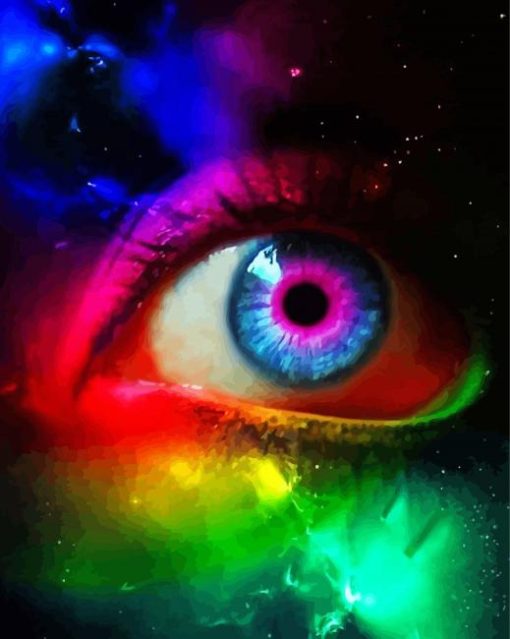 Colorful Eyes Paint By Numbers