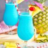 Frozen Blue Hawaiian Cocktail Paint By Numbers