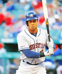 Houston Astros Michael Brantley Paint By Numbers