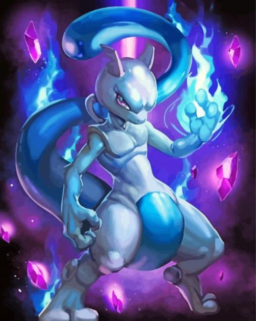 Mewtwo Paint By Numbers