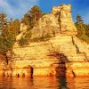 Miners Castle Pictured Rocks National Lakeshore Paint By Numbers