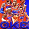 Oklahoma City Thunder Basketball Club Paint By Numbers