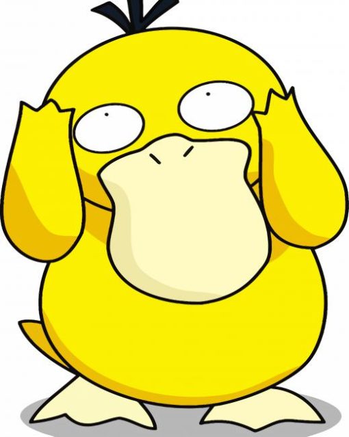 Psyduck Character Paint By Numbers