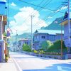 The Anime Street Paint By Numbers