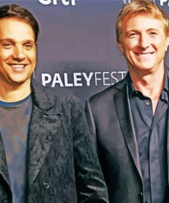 William Zabka And Ralph Macchio Paint By Numbers