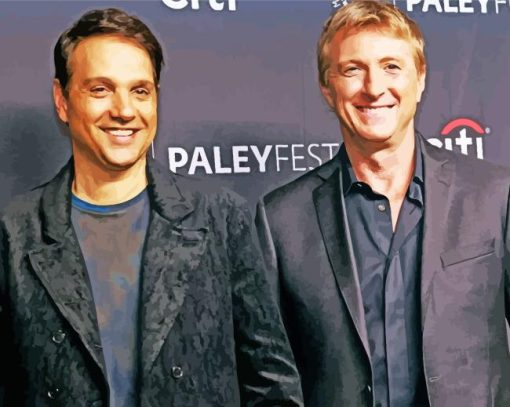 William Zabka And Ralph Macchio Paint By Numbers