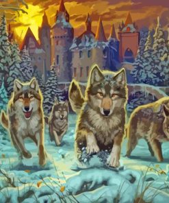 Wolf Family Paint By Numbers