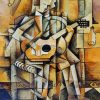 Cubism Guitarist Paint By Numbers