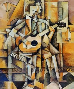 Cubism Guitarist Paint By Numbers