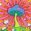 Psychedelic Mushroom Paint By Numbers