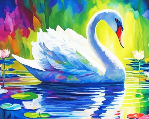 Swan Paint By Numbers