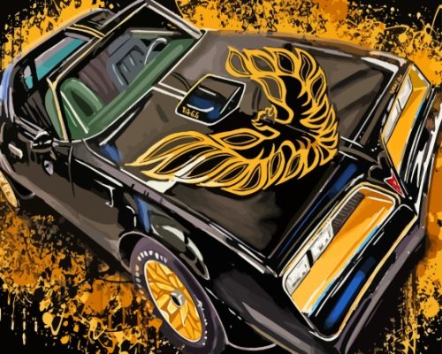 78 Firebird Trans AM Art Painting By Numbers