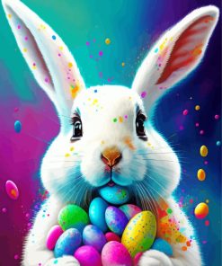 Easter Bunny Painting By Numbers