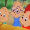 Alvin And The Chipmunks Cartoon Painting By Numbers