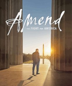 Amend The Fight For America Poster Painting By Numbers