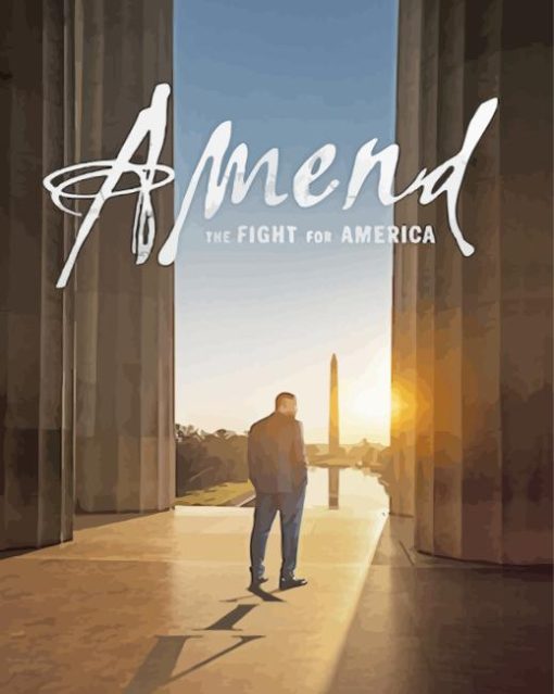 Amend The Fight For America Poster Painting By Numbers