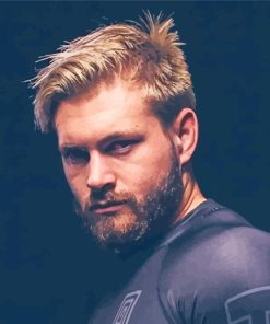 BJJ Champion Gordon Ryan Painting By Numbers