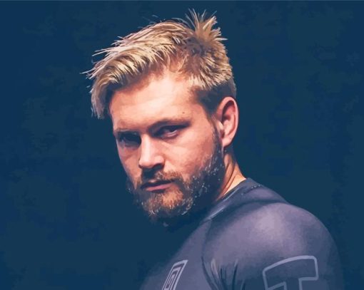 BJJ Champion Gordon Ryan Painting By Numbers