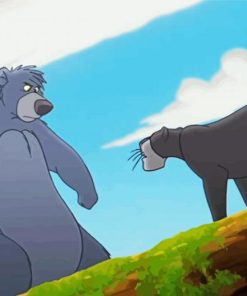 Bagheera And Baloo Paint By Numbers