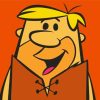 Barney Rubble Painting By Numbers