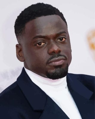 Daniel Kaluuya British Actor Painting By Numbers