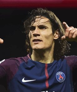 Edinson Cavani Painting By Numbers