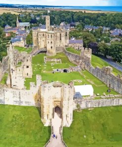 England Warkworth Castle Painting By Numbers