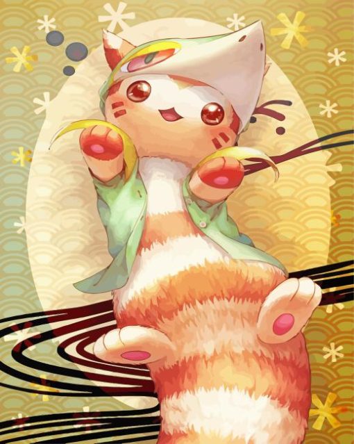 Furret Painting By Numbers