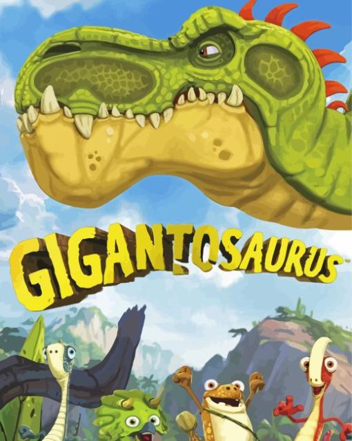 Gigantosaurus Poster Disney Junior Painting By Numbers