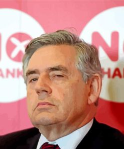 Gordon Brown Painting By Numbers