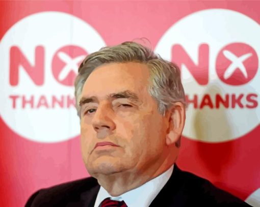 Gordon Brown Painting By Numbers