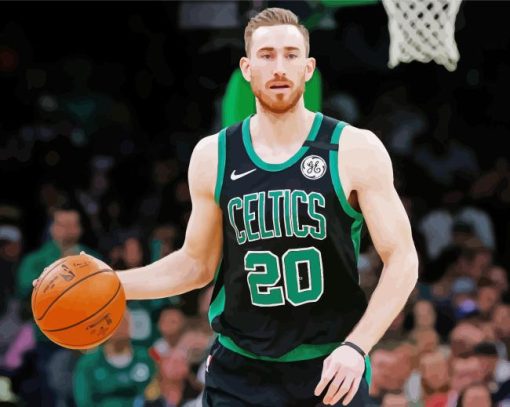 Gordon Hayward Professional Basketball Player Painting By Numbers