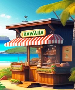 Hawaiian Shop Painting By Numbers