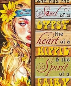 Heart Of Hippie Painting By Numbers