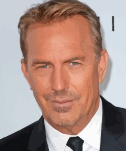 Kevin Costner Painting By Numbers