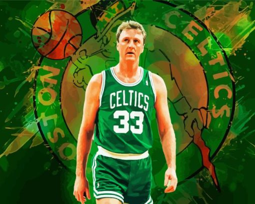 Larry Bird Art Painting By Numbers