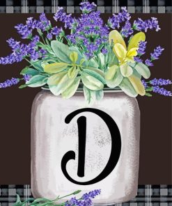 Letter D Painting By Numbers